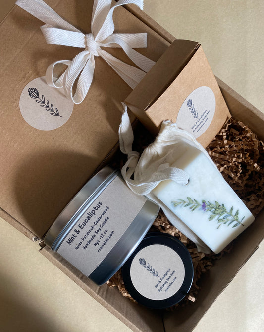 Mint & Eucaliptus~Self Care Gift Box